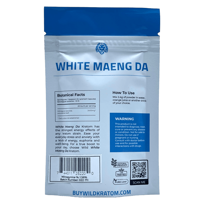 Wild Kratom White Maeng Da Kratom Powder - Image 3
