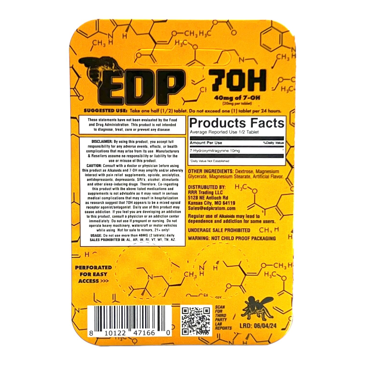 EDP Kratom 7OH Tablets - Image 3