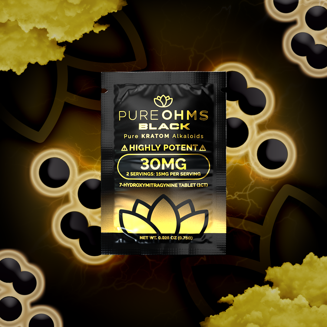 promo image for Pure Ohms Black 7-OH Tablet 30mg - 6 Count
