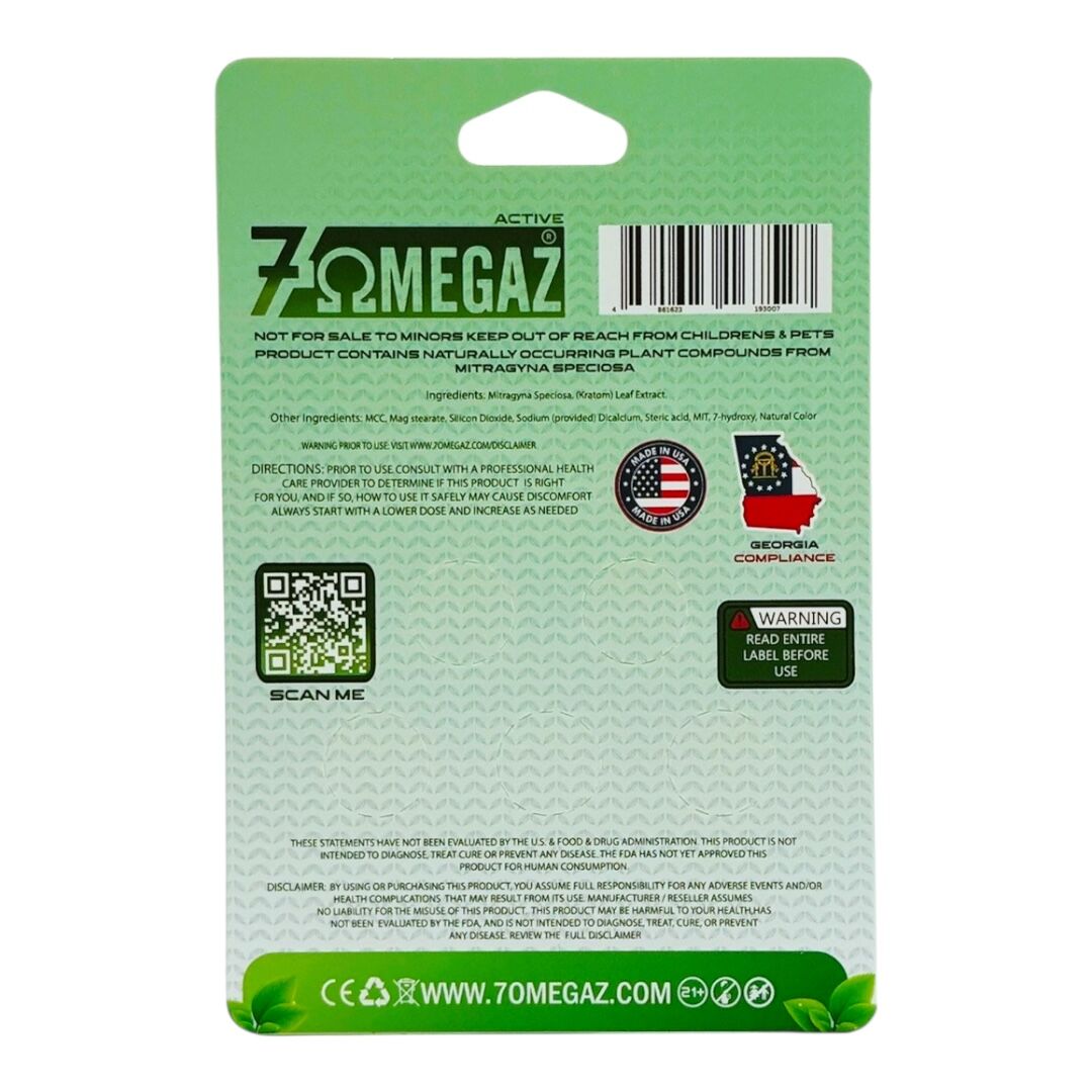 7omegaz Georgia compliant tablets packaging back
