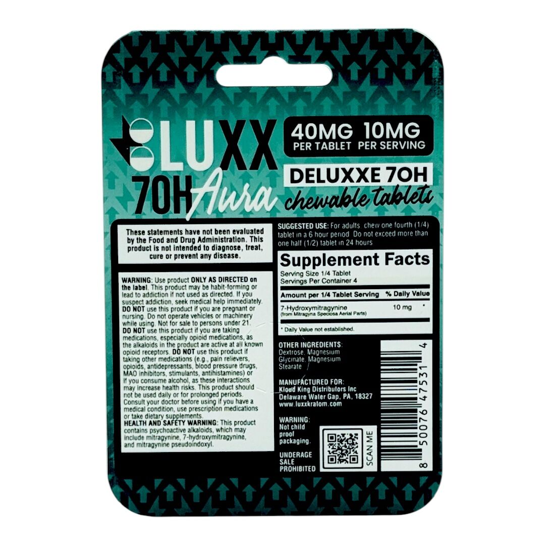 LUXX 7-OH Aura Deluxe Flavored Tablets 40mg - Image 3