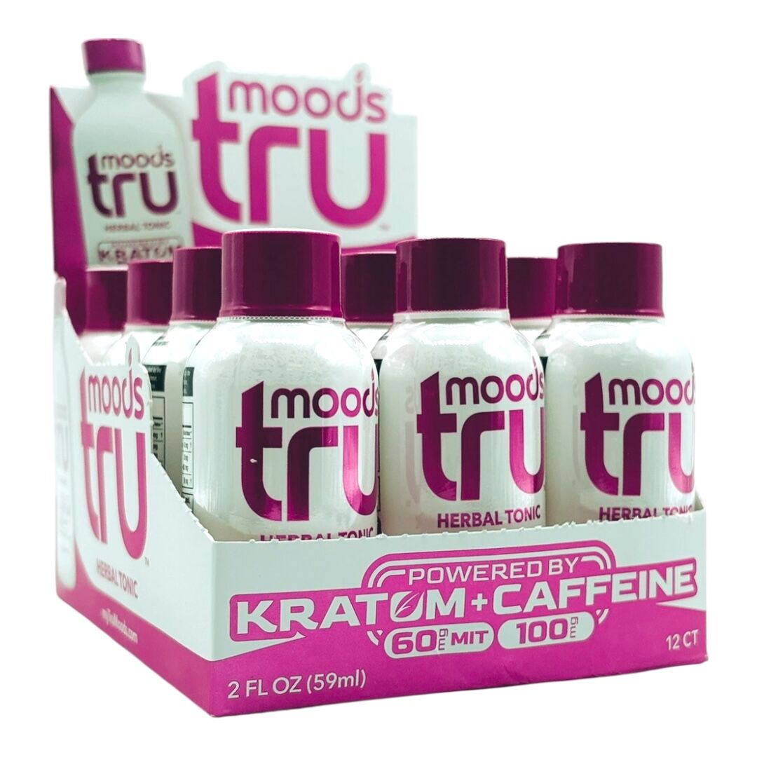 Moods Tru Herbal Tonic Kratom 60mg Caffeine 100mg x 59mL - Image 5