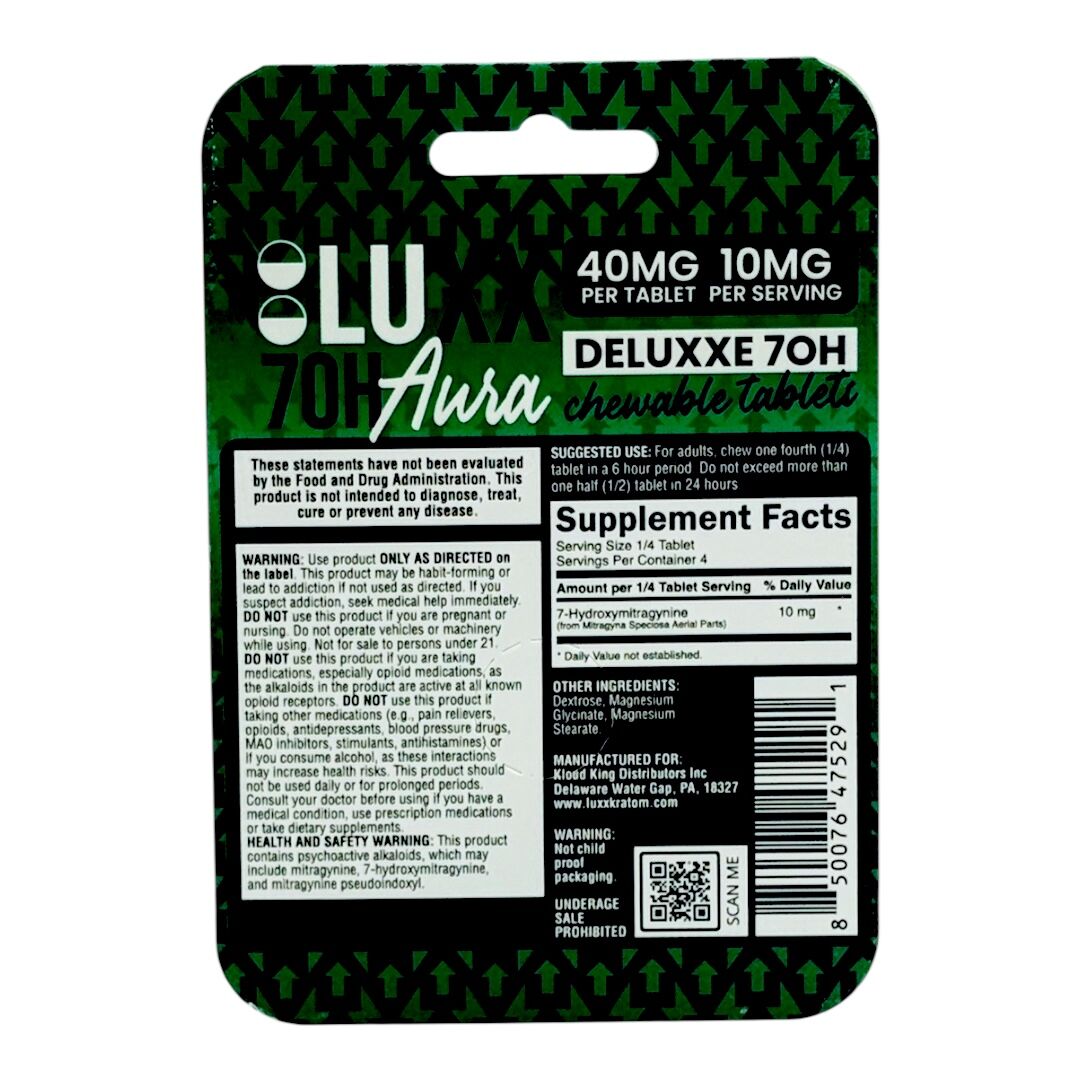 LUXX 7-OH Aura Deluxe Flavored Tablets 40mg - Image 9