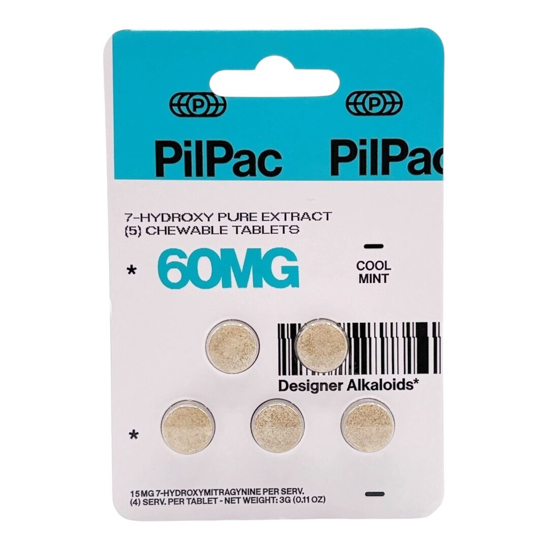 PilPac Designer Alkaloids 7-OH Pure Extract Tablets 60mg x 5ct - Image 2