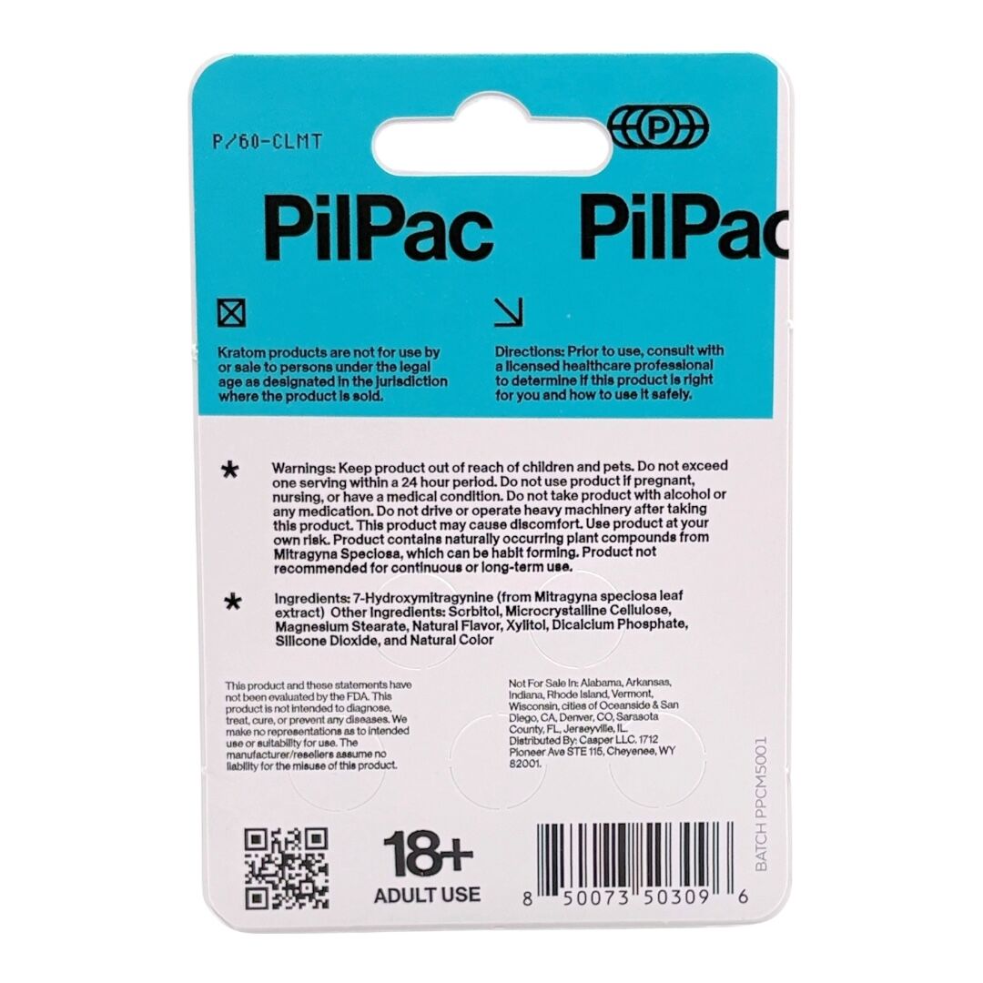 PilPac Designer Alkaloids 7-OH Pure Extract Tablets 60mg x 5ct - Image 3