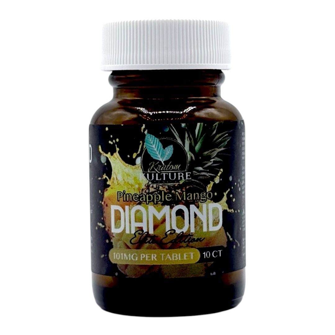 Kratom Kulture Diamond Elite Pineapple Mango Tablets 101mg - Image 12
